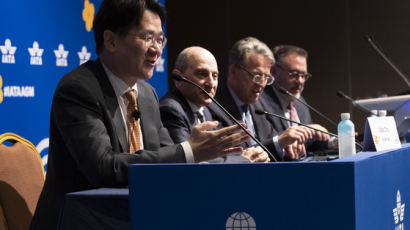 [사진] IATA 연차 총회 개막 … 조원태 회장, 의장으로 선출