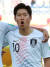 4일 폴란드 루블린 경기장에서 열린 U-20 월드컵 일본과 16강전에서 이강인이 힘차게 애국가를 부르고 있다. [연합뉴스]