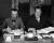 1946년 12월 에드워드 펠런 ILO 사무총장(왼쪽)과 트리그브 할브란 리 유엔 사무총장이 ILO의 전문기구 편입 문서에 서명했다. [사진 국제노동기구]