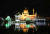 이슬람 사원 &#39;오마르 알리 사이푸르 모스크&#39;의 야경. 세계에서 가장 아름다운 종교 건축물 중 하나로 꼽힌다. 현재 국왕의 아버지 사원이다. 손민호 기자