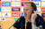 페트라코프 우크라이나 U-20 대표팀 감독이 14일 오후(한국시간) 폴란드 우치 스타디움에서 열린 공식 기자회견에서 취재진의 질문에 답하고 있다. [뉴스1]