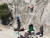  셀라 슈네이터가 이달 초 미국 요세미티 국립공원에 있는 엘캐피탄을 오르고 있다. [로이터=연합뉴스]
