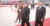 현송월 단장이 김정은 위원장과 시진핑 주석의 옆에서 분주하게 움직이는 모습. [사진 CCTV캡처=연합뉴스]