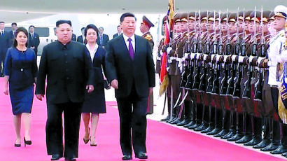 시진핑, 김정은 만나 “북한 안전 돕겠다”