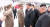  시 주석과 김정은 북한 국무위원장이 20일 평양 금수산태양궁전 광장에서 열린 환영행사에서 경례를 받고 있다. [사진 CC-TV]