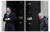 영국 총리 최종 후보인 제러미 헌트 외무장관(왼쪽)과 보리스 존슨 전 외무장관이 총리실 관저 앞에서 찍힌 사진 [AP=연합뉴스]