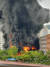 26일 오후 서울 은평구 은명초등학교에서 화재가 발생해 건물이 불타고 있다. [연합뉴스=독자 제공]