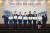 26일 2019 상반기 특허기술상 시상식 에서 수상자들이 단체사진을 찍고있다. 왼쪽부터 천세창 특허청 차장, 표도연 주식회사 연시스템즈 대표이사(홍대용 상), 오민석 전북대 교수(지석영 상), 김태원 한국생산연구원 그룹장(충무공 상), 호필수 ㈜C&C 신약연구소 대표이사(세종대왕 상), 고영인 네이버주식회사 PIC(정약용 상), 안흥섭 한양대 대학원생(지석영 상), 주식회사 제넥신 양세환 박사(홍대용 상), 박승희 중앙일보 편집국장. [우상조 기자]
