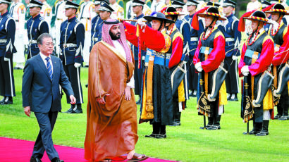 사우디 왕세자 특수…수소차·유화에 10조