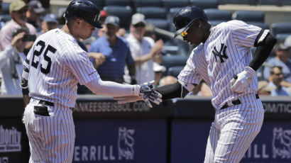 양키스, 29경기 연속 팀 홈런…신기록 행진 계속 