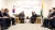 문재인 대통령이 28일 일본 오사카 국제컨벤션센터 인텍스오사카에서 나렌드라 모디 인도 총리와 정상회담을 하고 있다. [뉴시스]