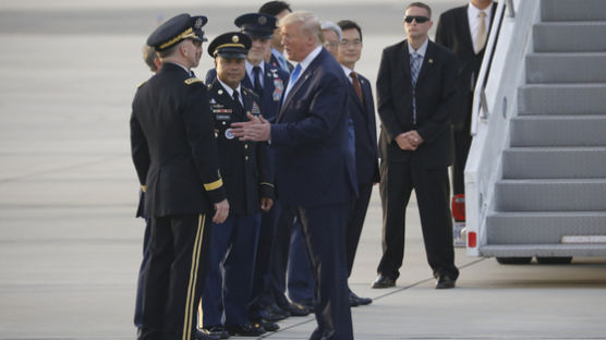 트럼프, 한국 도착…文대통령 회담·김정은 'DMZ만남' 주목