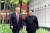도널드 트럼프 미국 대통령과 김정은 북한 국무위원장이 오찬을 마치고 회담장인 카펠라호텔 정원을 1분여간 단둘이서 산책을 하고 있다. 이 모습은 도보다리 산책을 연상시키며 세간의 관심을 끌기도 했다. [AFP=연합뉴스]