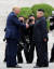도널드 트럼프 미국 대통령이 30일 오후 판문점에서 김정은 북한 국무위원장과 만나 인사한 뒤 군사분계선을 넘어 북측지역에서 악수 하고 있다. 청와대사진기자단