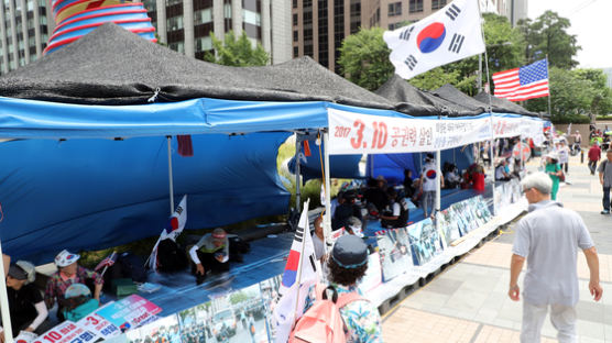 서울시,광화문 광장에 대형 화분 80개로 천막 설치 막기로