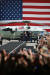 도널드 트럼프 미국 대통령이 30일 오후 경기도 평택시 주한미군 오산공군기지에서 열린 장병 격려 행사에 도착하며 거수경례를 하고 있다. [연합뉴스]