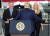 도널드 트럼프(Donald Trump) 미국 대통령이 30일 오후 경기 평택시 주한미군 오산 공군기지에서 연설을 하던 중 이방카 트럼프 백악관 선임보좌관과 마이크 폼페이오 미 국무부 장관을 연단에서 맞이하고 있다.[뉴시스]