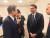 문재인 대통령이 지난달 28일 일본 오사카 인텍스 오사카에서 열린 G20 정상회의 세션에 앞서 자이르 보우소나루 브라질 대통령과 대화하고 있다. [청와대 페이스북]