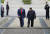 지난달 30일 도널드 트럼프 미국 대통령과 북한 김정은 국무위원장이 30일 오후 판문점 군사분계선 북측 지역에서 인사한 뒤 남측으로 향하고 있다. [사진 연합뉴스]