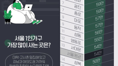 [ONE SHOT] 서울, 1인가구 늘어 소형 오피스텔 인기…가장 저렴한 지역은?