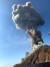 스트롬볼리 화산에서 3일 화산재가 분화하고 있다. [EPA=연합뉴스]