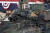 미 육군 브래들리 전투장갑차가 독립기념행사장 무대 좌우에 전시됐다. [REUTERS=연합뉴스]