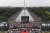 도널드 트럼프 미국 대통령이 워싱턴 링컨기념관 앞에서 열린 독립기념행사에서 연설하고 있다. [AP=연합뉴스]