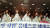 6일 오후(현지시각) 아제르바이잔 바쿠에서 열린 제43차 세계유산위원회에서 ‘한국의 서원’이 세계유산으로 등재되자 서원 유사들이 기뻐하고 있다. [사진 문화재청]