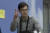 북한에 억류됐다 석방된 알렉 시글리가 지난 4일 베이징 공항에 나타난 모습. [AP=연합뉴스]