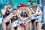 대한민국 여자 수구 대표 선수들이 14일 광주 광산구 남부대학교에서 열린 &#39;2019 광주 세계수영선수권대회&#39; 여자 수구 예선 B조 대한민국-헝가리 경기 전 수영모를 착용하고 있다. [뉴스1]