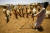 수단 옴두르만의 한 시장에서 지난 10일(현지시간) 낙타를 팔기 위해 대기하고 있다. [AFP=연합뉴스] 
