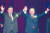 김대중 국민회의 총재와 김종필 자민련총재가 1997년 국회 의원회관에서 대통령후보 단일화에 대한 합의문 서명식을 가졌다. [중앙포토]
