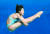 16일 세계수영선수권 다이빙 여자 10m 플랫폼에서 1위로 결선에 오른 중국 뤼웨이. [뉴시스]
