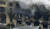 18일 오전 10시 35분께 방화로 불이 난 교토시 후시미(伏見)구 모모야마(桃山)의 애니메이션 제작회사 &#39;교토 애니메이션&#39; 스튜디오 건물에서 소방관들이 화재를 수습하고 있다. [연합뉴스]