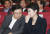 &#39;나는 왜 싸우는가&#39; 이언주 의원 출판 리셉션이 22일 오후 국회 의원회관에서 열렸다. 이 의원(오른쪽)과 황교안 자유한국당 대표가 대화하고 있다. 임현동 기자