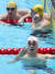  중국 쑨양이 21일 광주세계수영선수권대회 경영 남자 자유형 400m 결승에서 우승한 뒤 손가락 네개를 펼보이고 있다.[연합뉴스]