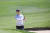 23일 LPGA 투어 에비앙 챔피언십 연습 라운드에서 벙커샷을 시도하는 박성현. [사진 LG전자]