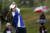 김효주가 29일 열린 LPGA 투어 에비앙 챔피언십 4번 홀에서 샷을 시도하고 있다. [EPA=연합뉴스] 