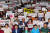지난달 23일 수원시청에서 열린 &#39;수원시민 일본 규탄 결의대회&#39; [사진 수원시]