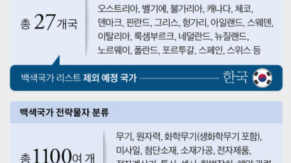 화이트국 제외 결정···日입맛 따라 1100개 품목 韓수출 통제