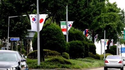 서울 강남 거리 일장기 모두 철거…"일본 경제보복 항의 표시"