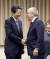 지난해 11월24일 후쿠시마에서 만난 악수를 나누는 토마스 바흐(오른쪽) IOC 위원장과 아베 일본 총리. [연합뉴스]