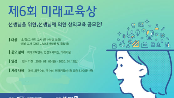 목정미래재단 ‘제6회 미래교육상’ 공모전 개최