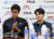 2017년 서울오픈 기자회견에 참석했던 정현(왼쪽)과 권순우. [중앙포토]