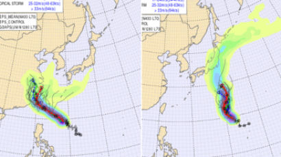 몸 불리며 다가온다···태풍 9호 '레끼마'·10호 '크로사' 경로는