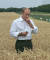 2007년 6월 30일, 농업박람회에 참가한 푸틴이 밀밭에 들어갔다. [AFP=연합뉴스]
