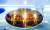 서울 서초구 삼성전자 딜라이트에 전시돼 있는 반도체웨이퍼 [사진 뉴스1]