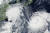 미항공우주국이 촬영한 제9호 태풍 레끼마(왼쪽)와 제10호 태풍 크로사. [미항공우주국(NASA) 제공, EPA=연합]