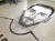 미용사 스베틀라나가 손님들의 머리카락으로 미용실 바닥에 만든 메시의 모습. [사진 스베틀라나 SNS캡처]