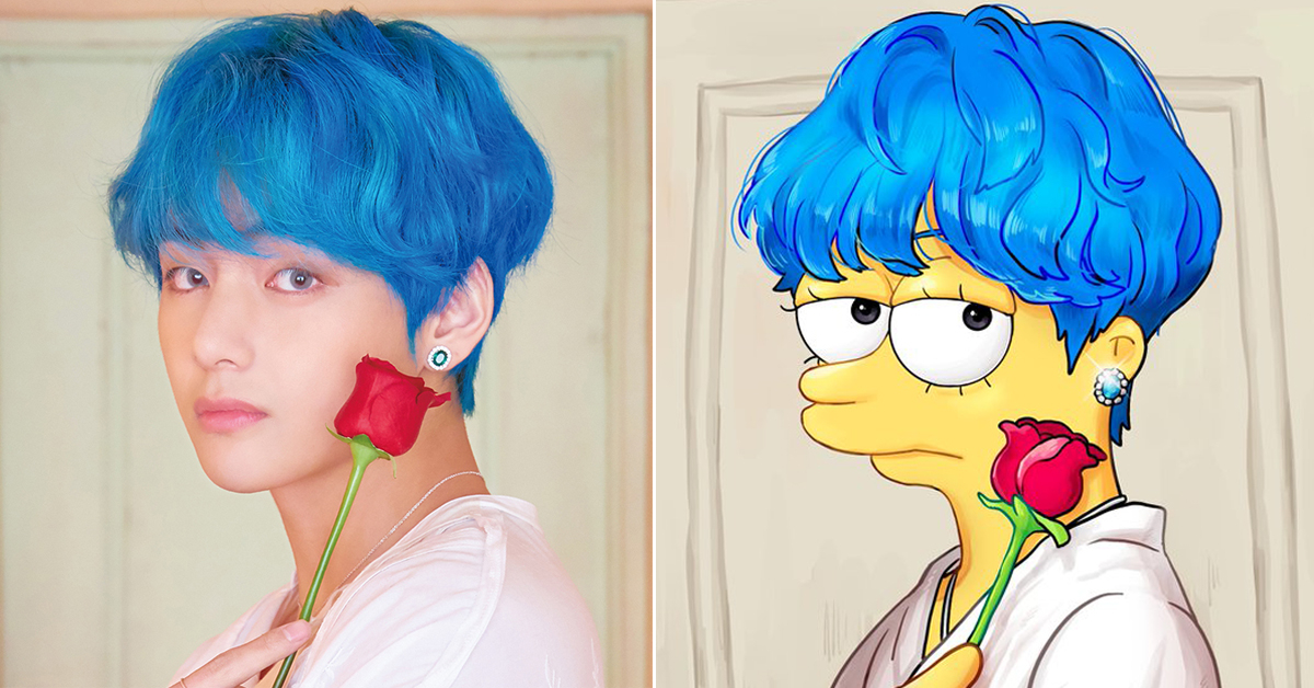 How V Unintentionally Started a Simpson Drawing Competition